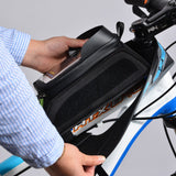 ROCKBROS Cycling Bicycle Frame Bag MTB Road Bike Front Top Tube Bag Phone Bag Holder Rainproof Touch Screen Bike Accessories