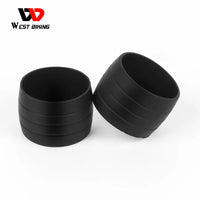 2pcs Silicone Bicycle Handlebar Tape Fixed Ring Road Bike Plugs Anti-Skip Rubber Waterproof