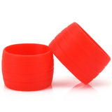 2pcs Silicone Bicycle Handlebar Tape Fixed Ring Road Bike Plugs Anti-Skip Rubber Waterproof