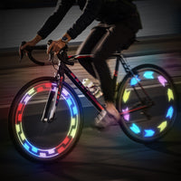 30 Lighting Model Bike Wheel Spokes Light Bicycle Motorcycle Bike Tyre Tire Wheel LED Light Safety Warning Flash Lamp