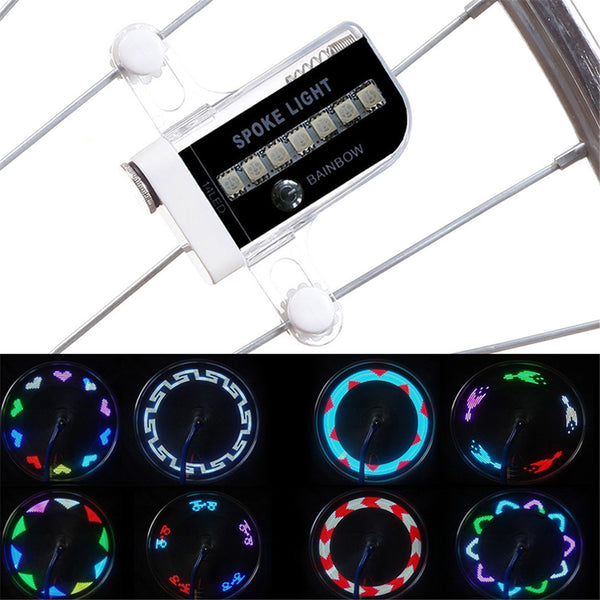 30 Lighting Model Bike Wheel Spokes Light Bicycle Motorcycle Bike Tyre Tire Wheel LED Light Safety Warning Flash Lamp