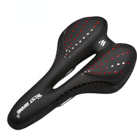 GEL Bicycle Saddle MTB Mountain Road Bike Seat Cushion PU Leather Comfortable Shockproof