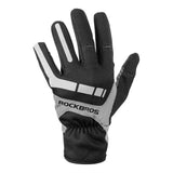 ROCKBROS Touch Screen Cycling Gloves Bicycle Bike Motorcycle Sport Gloves Winter Thermal Windproof Keep Warm Thick