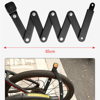 Bicycle Password Lock Alloy Steel Folding Lock Motorcycle MTB Road Bike E-Bike Anti-theft Lock