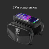 EVA Bicycle Bag Mobile Cell Phone Bag Bike Frame Front Top Tube Bag Touch Screen Waterproof Mountain Road Bike MTB Accessories