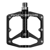 ROCKBROS Aluminum Alloy Bicycle Flat Pedals MTB Road Bike e-Bike City Bike BMX Platform Pedals Non-slip Seal Bearing Dustproof