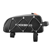 ROCKBROS Cycling Bicycle Frame Bag MTB Road Bike Front Top Tube Bag Pannier Waterproof Reflective Large Capacity Ultralight