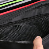 Nylon MTB Road Bike Bag Front Frame Bag Cycling  Bicycle Triangle Bags Large Capacity Reflective Panniers