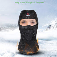 Winter Thermal Cycling Bicycle Caps Outdoor Sports Skiing Warm Fleece Mask Bandanas MTB Road Bike Face Covering