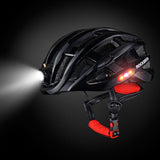 ROCKBROS Cycling Helmet w/ Headlight Bicycle Mountain Road Bike MTB Helmets Men Women 57-62cm Integrally-molded Ultralight