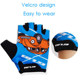 Half Finger Children Cycling Gloves Outdoor Sports  Bicycle Bike Gloves Kids Boys Girls