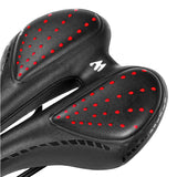 GEL Bicycle Saddle MTB Mountain Road Bike Seat Cushion PU Leather Comfortable Shockproof