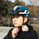 Bicycle Cycling Helmet with Visor Taillight Camera Headlight Holder Bracket MTB Road Bike Helmet