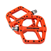 ROCKBROS Ultralight Nylon Bicycle Flat Pedals BMX MTB Road Bike Platform Pedals Seal Bearings