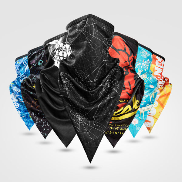 Summer Outdoor Sports Scarf Scarves Balaclava Cycling Bandana Headwear Ride Neck Tube Face Mask Bike Triangle Headband