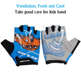 Half Finger Children Cycling Gloves Outdoor Sports  Bicycle Bike Gloves Kids Boys Girls