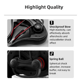 ROCKBROS Bicycle Saddle MTB Road Bike E-Bike Seat Rainproof PU Leather Soft Memory Sponge Shockproof Reflective