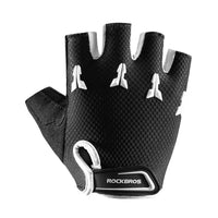 ROCKBROS Children Cycling Bicycle Gloves Summer Balance Bike Roller Skating Gloves Breathable SBR Shockproof Half Finger Gloves