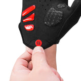 ROCKBROS GEL Full Finger Cycling Gloves Sports MTB Bike Bicycle Gloves Autumn Winter Windproof Touch Screen Shockproof