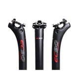 Full Carbon Fiber Bicycle Seatpost MTB Road Bike Seat Post Tube 25.4/27.2/30.8/31.6-350/400mm 3K/UD