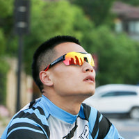 Polarized Cycling Bicycle Glasses Outdoor Sports UV-400 Sunglasses MTB Road Bike Eyewear Goggles 3 Lens