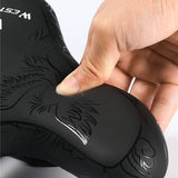 Flat Widen Ergonomic Bicycle Saddle Comfortable Cushion Pad MTB Road Bike Saddle Breathable Shockproof Cycling Seat