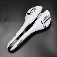 Carbon Fiber Leather Bicycle Saddle MTB Road Bike Saddle Seat Cushion Soft Comfortable