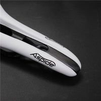 Carbon Fiber Leather Bicycle Saddle MTB Road Bike Saddle Seat Cushion Soft Comfortable