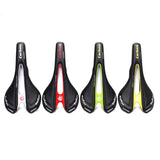 100% Full Carbon Fiber + Leather Bicycle Saddle Road Mountain Bike MTB Saddle Seat Bike Parts