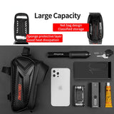 Cycling Bicycle Bag MTB Road Mountain Bike Front Frame Bag Top Tube Bag Waterproof Touchscreen Phone Holder Bag Case