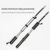 Portable Bicycle Mini Pump Ultralight Aluminum Alloy MTB Bike Air Pump Cycling Inflator For Presta Schrader Valve