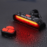 Cycling MTB Bike Light Turn Signals Bicycle Tail Light Rear Lamp Remote Control Indicator LED USB Rechargeable