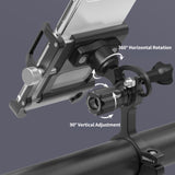 360 Rotatable Aluminum Alloy Motorcycle Bicycle Bike Phone Holder Cell Mobil Phone Computer GPS Bracket Stand Mount Support Universal