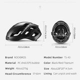 ROCKBROS Cycling Helmet Electric Bicycle Motorcycle MTB Road Bike Sport Helmet Integrally-molded Magnetic Cover Safety Helmet