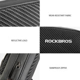 ROCKBROS Cycling Bicycle Frame Bag MTB Road Bike Front Top Tube Bag Pannier Waterproof Reflective Large Capacity Ultralight