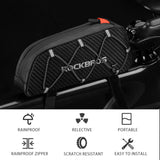 ROCKBROS Cycling Bicycle Frame Bag MTB Road Bike Front Top Tube Bag Pannier Waterproof Reflective Large Capacity Ultralight