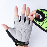 Half Finger Cycling Gloves Outdoor Sports Gloves Bicycle Bike Glove Breathable Anti-slip Anti-sweat Anti-shock Men Women