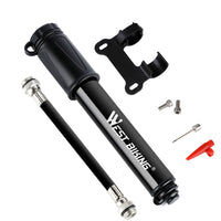 Bicycle Pump Mini Portable MTB Road Bike Pump Cycling Inflator Presta Schrader Valve Hose Pumps Bicycle Accessories