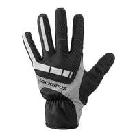 ROCKBROS Touch Screen Cycling Gloves Bicycle Bike Motorcycle Sport Gloves Winter Thermal Windproof Keep Warm Thick