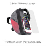 Bicycle Bag 6.0inch Touch Screen Cell Phone Mobil Phone Bag Cycling Top Tube Handlebar Bag Pouch Waterproof