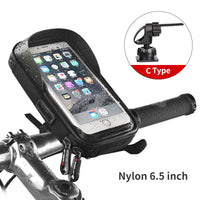 Cycling Motorcycle Bicycle Bag MTB Mountain Road Bike Front Handlebar Bag Phone Bag Case Holder Bracket Waterproof Rainproof Touch Screen