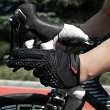 Cycling Gloves Bicycle MTB Bike Outdoor Sports Gloves Full Finger Touch Screen Shockproof Breathable GEL Men Gloves