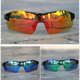 Polarized Cycling Bicycle Glasses Outdoor Sports UV-400 Sunglasses MTB Road Bike Eyewear Goggles 3 Lens