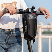 Universal Scooter Front Frame Bag Electric Scooter Folding Bike Handlebar Hanging Bag Waterproof Hard Shell