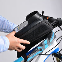 ROCKBROS Cycling Bicycle Frame Bag MTB Road Bike Front Top Tube Bag Phone Bag Holder Rainproof Touch Screen Bike Accessories