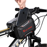 Bicycle Bags Front Frame Bags MTB Road Bike Bag Cycling Accessories Waterproof Screen Touch Top Tube Phone Bag