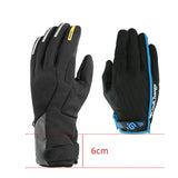 Cycling Gloves Bike Gloves Winter Warm Waterproof Outdoor Sports MTB Bicycle Gloves GEL Long Finger Touch Screen Anti-Slip