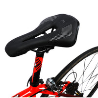 Comfortable Bicycle Saddle Mountaibn Road Bike Seat Cushion Pad Wear-resistant PU Leather Hollow