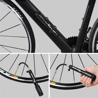 Bicycle Pump Mini Portable MTB Road Bike Pump Cycling Inflator Presta Schrader Valve Hose Pumps Bicycle Accessories