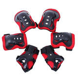 6pcs/set Kids Children Roller Protective Suit Knee Elbow Protector Pads Wrist Protection for Scooter Roller Skating Safety Protective Equipment